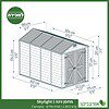 מחסן גינה Skylight קרם 1.9X3 מבית פלרם - קנופיה