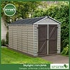מחסן גינה Skylight קרם 1.9X3.8 מבית פלרם - קנופיה