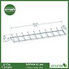 גגון Sophia XL אפור-שקוף 1.4X8.5 עיצוב מודרני מבית פלרם - Canopia4