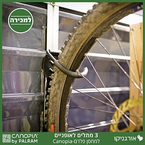 ערכת 3 יחידות מתלה אופניים למחסן פלרם - Canopia