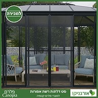 דלתות רשת אפורות למוצרי פלרם - Canopia 3